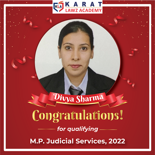 Congratulations - Divya Sharma